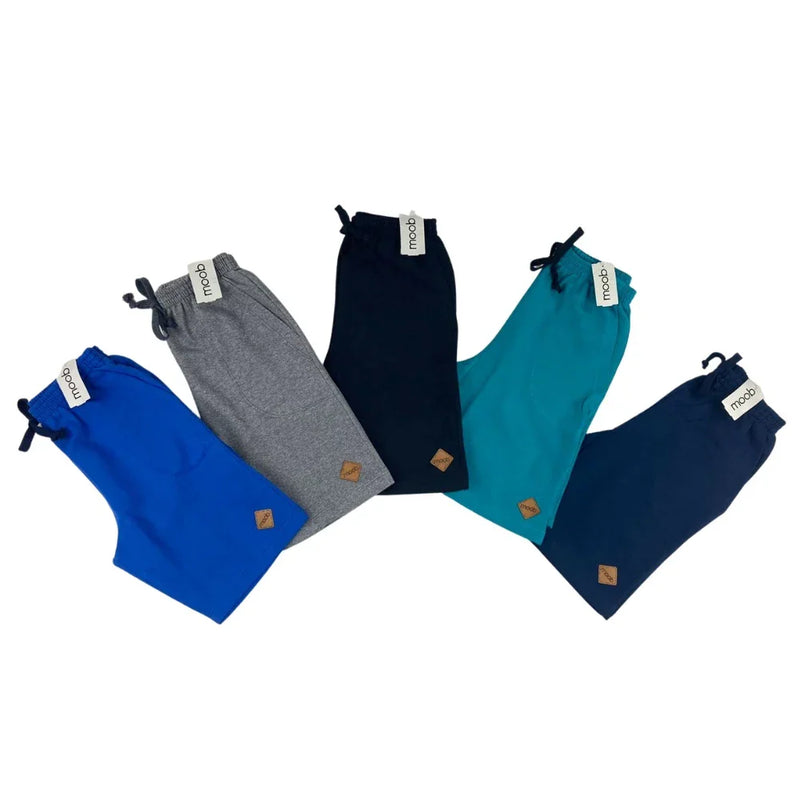 Kit com 5 Bermudas de Moletom Infantil e Juvenil