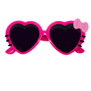 Óculos de sol infantil menina + relógio infantil de led barato da moda