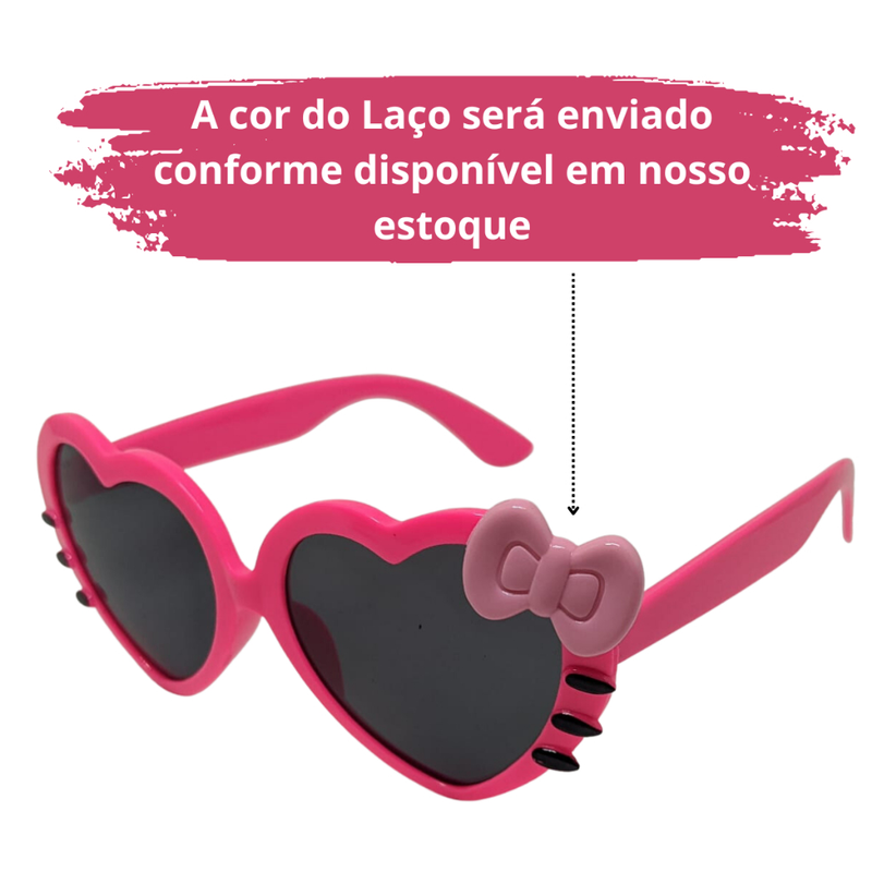 Óculos de sol infantil menina + relógio infantil de led barato da moda