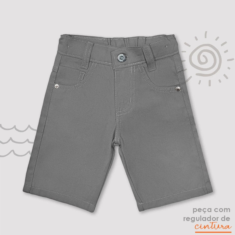 Bermuda Infantil Masculina Sarja e Short Jeans Juvenil