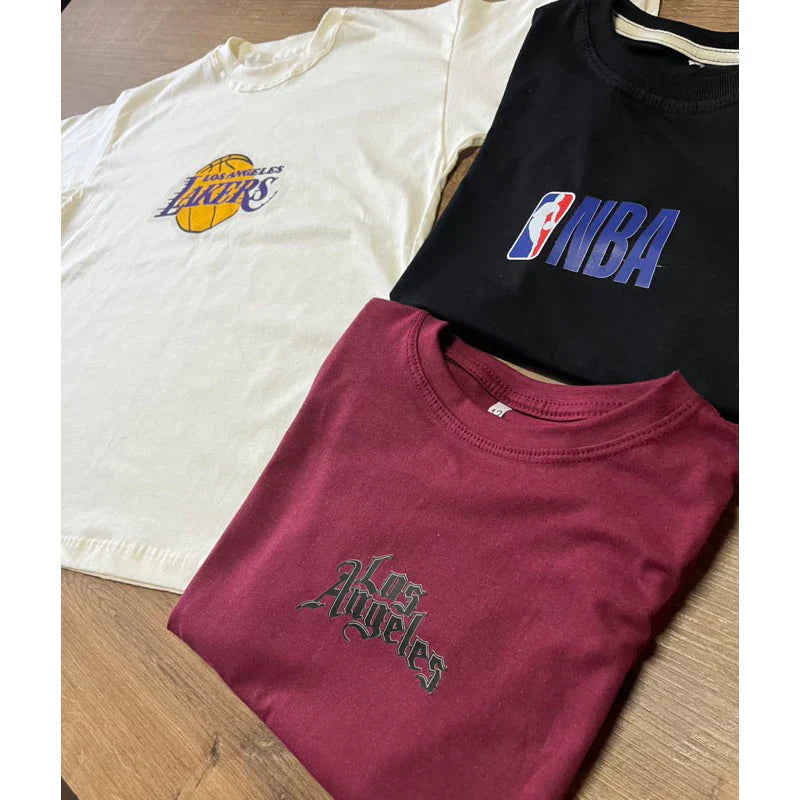 Kit de 7 Camisetas Juvenis para Meninos – Qualidade e Estilo por Menos!