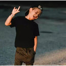 Kit 2 Camisas Infantis Lisa – Preta e Branca 100% Algodão