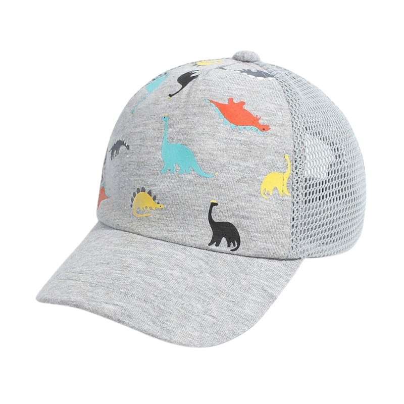 Boné Infantil Menino Dinossauro Telinha Truck Estampado