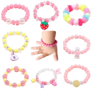 Kit 48 Pulseiras Infantis de Miçanga