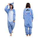 Stich Kigurumi Pijama de Fantasia- Envio Imediato- Infantil e Adulto