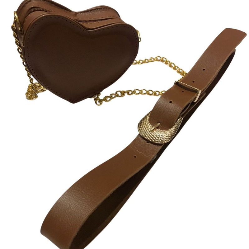 Kit Bolsa com Cinto Blogueirinha Infantil