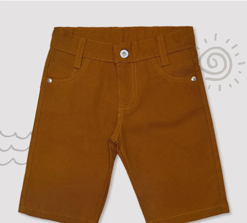 Bermuda Infantil Masculina Sarja e Short Jeans Juvenil